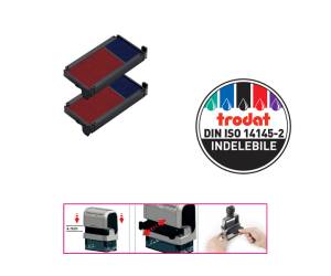 Blister da 2 tamponi 6-4912-2 blu-rosso troda - Trodat - 83541. - 9008056835417 - DMwebShop