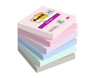 Blocco foglietti Super Sticky Soulful - 76 x 76 mm - 90 fogli - conf 6 blocchi - Post-it - 7100259203 - 4054596926011 - DMwebShop
