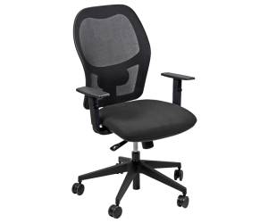 Seduta operativa Hubble HUHU tessuto Fashion braccioli regolabili grigio chiaro - 5298