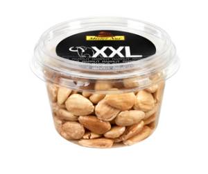 Mandorle pelate tostate e salate - in bicchiere - 120 gr - Mister Nut - 128063007313 - 8001645016496 - DMwebShop