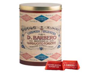 Gianduiotti - in scatola di metallo - gusto fondente - 150 gr - Barbero - METALGF - DMwebShop