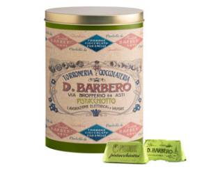 Gianduiotti in scatola di metallo gusto pistacchio 150 gr Barbero - 6630