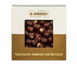Tavoletta di cioccolato con nocciole gianduja 120 gr Barbero - 6708
