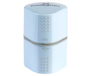 Temperamatite Grip 2001 con contenitore 3 fori sky blue con doppio serbatoio - 7481