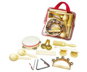 Strumenti musicali borsa 10 pezzi - 18833