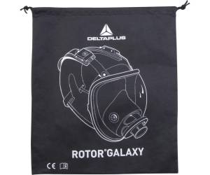 Maschera completa M9300 Strap Galaxy - policarbonato-silicone - nero-arancio - Deltaplus - M9300NO - 3295249154837 - 85877_1 - DMwebShop