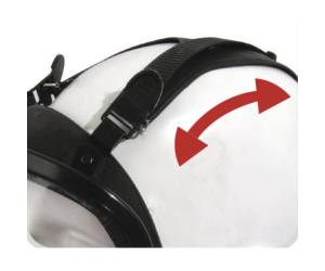 Maschera completa M9300 Strap Galaxy - policarbonato-silicone - nero-arancio - Deltaplus - M9300NO - 3295249154837 - 85877_3 - DMwebShop