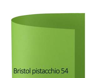 Cartoncino Bristol Color 50 x 70 cm 200 gr pistacchio 54 - 18869