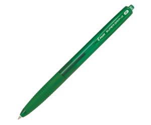 Penna a scatto Supergrip G punta 0,7 mm verde - 19372