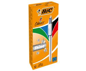 Penna sfera scatto multifunzione 4 Colors Shine punta 1 mm fusto silver - 19150