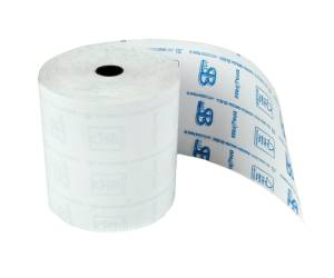 Rotolo registratore cassa - 57,5 mm x 35 mt - diametro esterno 52 mm - anima 12 mm - 55 gr - blister 10 pezzi - Sabacart - 3126057535BX - 8024828582472 - DMwebShop