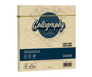 Busta Calligraphy Pergamena - 170 x 170 mm - 90 gr - crema 05 - conf. 25 pezzi - Favini - A572078 - 8007057750027 - DMwebShop