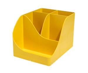 Portapenne Pen Wave Bee Blue - 15,5 x 11,9 x 10,9 cm - giallo zafferano - Exacompta - 69508D - 9002493695085 - DMwebShop