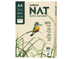 Carta da fotocopie ecologica NAT - A4 - 75 gr - colore naturale - risma 500 fogli - conf. 5 pezzi - Ledesma - 186292 - DMwebShop
