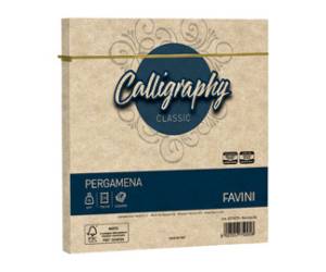 Busta Calligraphy Pergamena 170 x 170 mm 90 gr nocciola - 04,8790