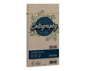 Busta Calligraphy Shiro Eco 110 x 220 mm 120 gr legno - 9055