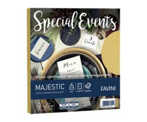 Busta Special Events 170 x 170 mm 120 gr oro confezione 10 buste - 8812