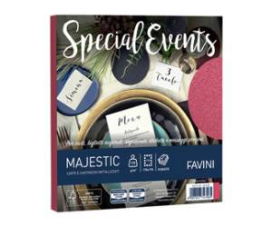 Busta Special Events 170 x 170 mm 120 gr rosso confezione 10 buste - 8858