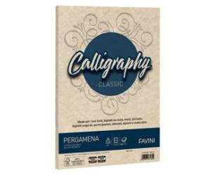Carta Calligraphy Pergamena A4 - 190 gr sabbia 02 confezione 250 fogli - 9168