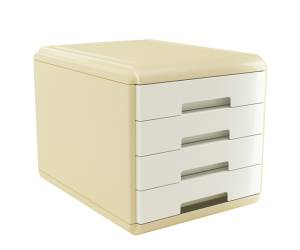 Cassettiera Vintage Milk 4 cassetti 29,5 x 38,5 x 28,2 cm avorio - 9948