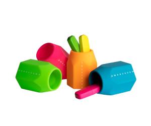 Portapenne Monocromo 9,5 x 7,5 x 7 cm silicone soft touch - 10511