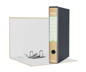 Registratore Oxford Green G84 dorso 5 cm protocollo 23 x 33 cm avana - 8114