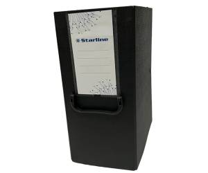 Scatola archivio con maniglia dorso 16 cm 25 x 35 cm nero - 8218