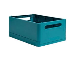 Scatola pieghevole The Smart Case maxi Skandi 37,5 x 27,5 x 16,3 cm blu pacifico - 9544