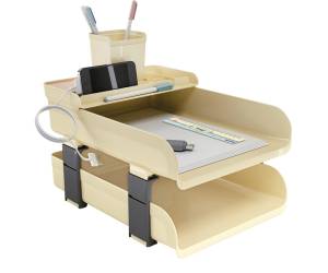 Set scrivania Vintage Milk 5 accessori avorio - 10598