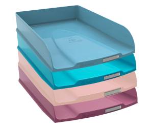 Vaschetta portacorrispondenza Skandi 34,6 x 25,5 x 6,5 cm colori assortiti - 10187