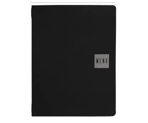 PortaMenu' Talk - 3 inserti doppi inclusi - A4 - 24,3 x 31,6 cm - nero - Stilcasa - PM2-C-30-MG - 8033630051533 - DMwebShop