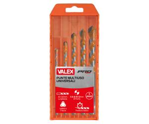 Punte multiuso universali - misure assortite - conf. 5 pezzi - Valex - 1461161 - 8004878705670 - DMwebShop