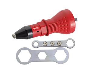 Rivettatrice per avvitatori - con 4 teste intercambiabili - Valex - 1460939 - 8004878701757 - DMwebShop