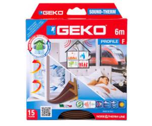 Guarnizione adesiva per l'isolamento di porte e finestre SOUND-THERM - fessura 1-4 mm - 6 mt - marrone - Geko - 3300-4 - 3300/4 - 8014846200205 - DMwebShop