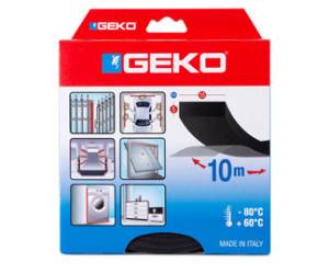 Guarnizione adesiva per serramenti MUSS - 15 x 5 mm x 10 mt - neoprene - nero - Geko - 1300/5 - 8014846015519 - DMwebShop