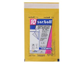Busta imbottita Sacboll - formato A - 13 x 20 cm - carta - avana - conf. 10 pezzi - Blasetti - 0710 - 8007758007109 - DMwebShop