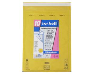 Busta imbottita Sacboll - formato H - 29 x 42 cm - carta - avana - conf. 10 pezzi - Blasetti - 0715 - 8007758007154 - DMwebShop