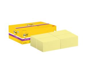 Blocco foglietti Super Sticky 655 SSCY VP24,76 x 127 mm giallo Canary confezione 24 blocchi - 11714