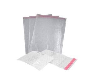 Busta trasparente a bolle d aria con chiusura adesiva 13 x 20 cm - 13725