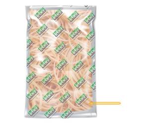 Elastico ad anello diametro 9 cm 1 kg gomma giallo Lebez 81050 - 11325