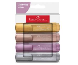 Evidenziatore Textliner 46 punta a scalpello tratto 1,3,5 mm colori assortiti metallic - 13881