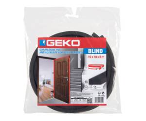 Guarnizione adesiva per isolamento porte blindate 17 mm x 8 mt PVC antracite - 13051