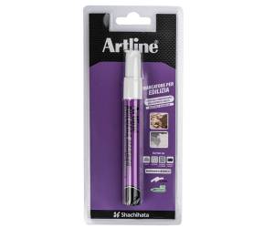 Marcatore permanente per costruttori punta tonda 2,3 mm bianco - 14192