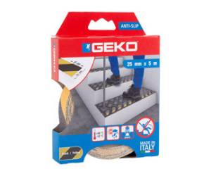 Nastro adesivo antiscivolo antislip 2,5 cm x 5 mt giallo nero - 13350