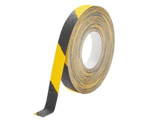 Nastro adesivo antiscivolo duraline grip 2,5 cm x 15 mt giallo nero - 13310