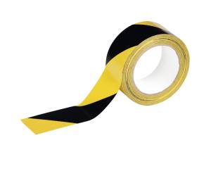 Nastro adesivo duraline basic 50,016 removibile 5 cm x 33 mt giallo nero - 13313