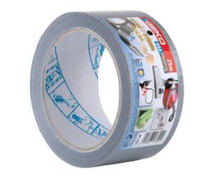 Nastro adesivo telato usa premium 5 cm x 25 mt argento - 13250