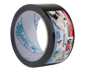 Nastro adesivo telato usa premium 5 cm x 25 mt nero - 13265