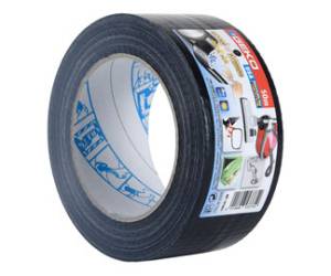 Nastro adesivo telato usa premium 5 cm x 50 mt nero - 13353