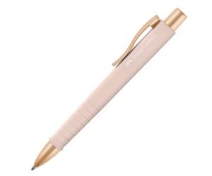 Penna a sfera a scatto Poly Ball Urban punta 0,7 mm fusto pale rose - 14322